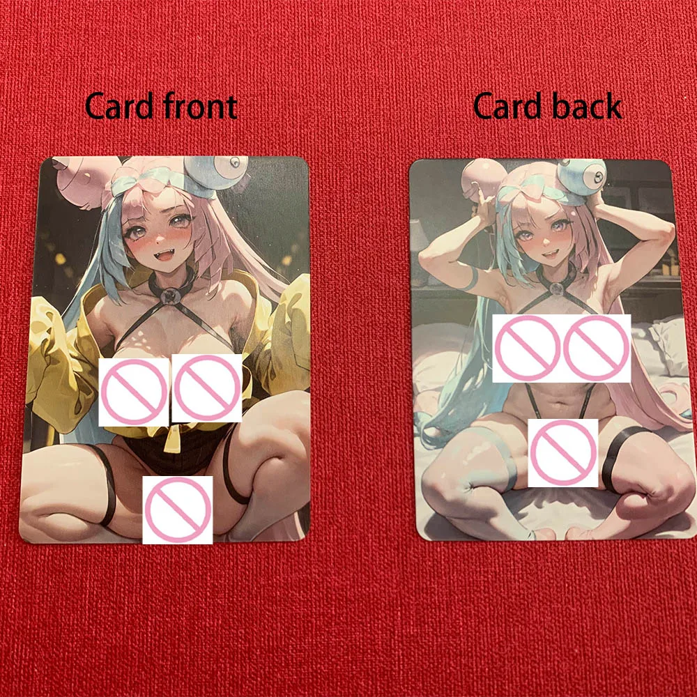 Demon Slayers Kamado Nezuko Anime Nude Card Sexy Collection Cards Gentleman Card Matte Big Breasted Girl Anime Peripheral Gifts