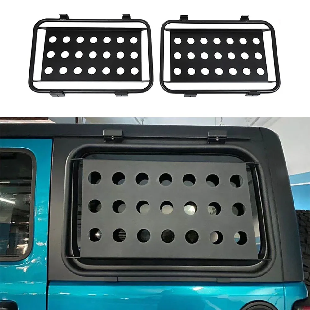 

Offroad 4x4 Accessories Rear Door Window Glass Plate Cover Fit For JEEP Wrangler JL 2018-2022 Car Modified Styling Accessories