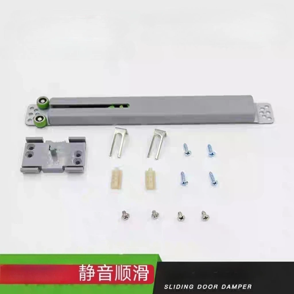 Amortiguador de puerta corredera Hongxin, rueda de deslizamiento para puerta corredera, dispositivo anticolisión para armario con puerta corredera