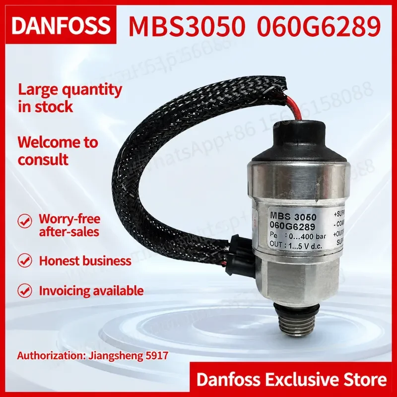 Danfoss MBS3050 Pressure Transmitter 060G6292 060G6291 060G5513 060G5514 060G5544 060G3731