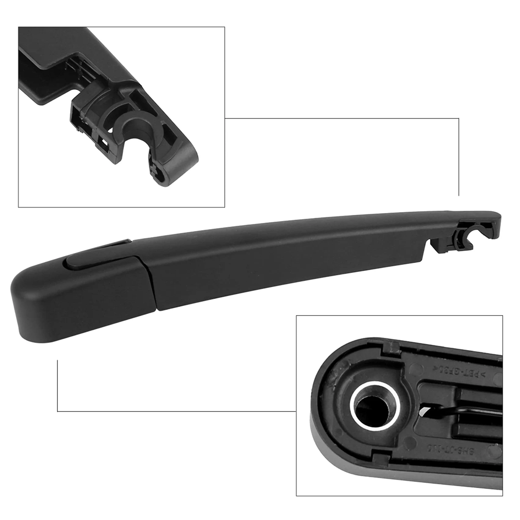 288mm Rear Windshield Wiper Blade Arm Set for Kia Carens Sportage for Hyundai I10 for Kia Carens Sorento Sportage