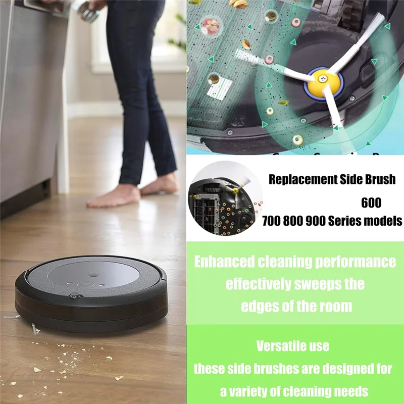 【Must-Haves】Замена боковой щетки для Irobot Roomba 500, 600, 700 серии 692 694 680 660, запасные части для пылесоса Accesso