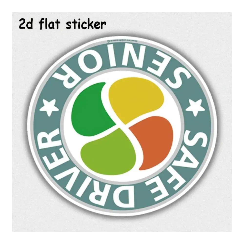 Safe Senior Driver Program Waterproof Vinyl Decal For Laptops, Cars, Motorcycles, Water Bottles & All Smooth Surfaces