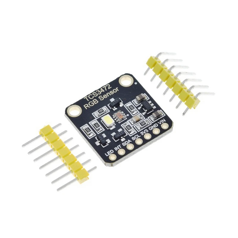 TCS34725 Color Sensor TCS3472 RGB Sensor Color Recognition Module RGB Development Board IIC For Arduino STM32 Easy To Use