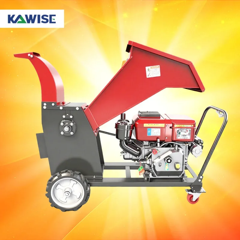 

Wood Chipper Crusher Drum Type Quick Blade Change Anti Clogging For Bamboo And Corn Stalks