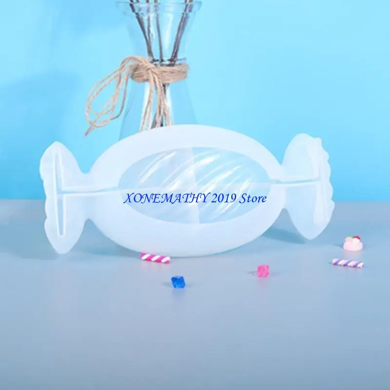 F42F DIY Crafts Tool Crystal Epoxy Resin Mold Candy Plate Dish Casting Silicone Mould