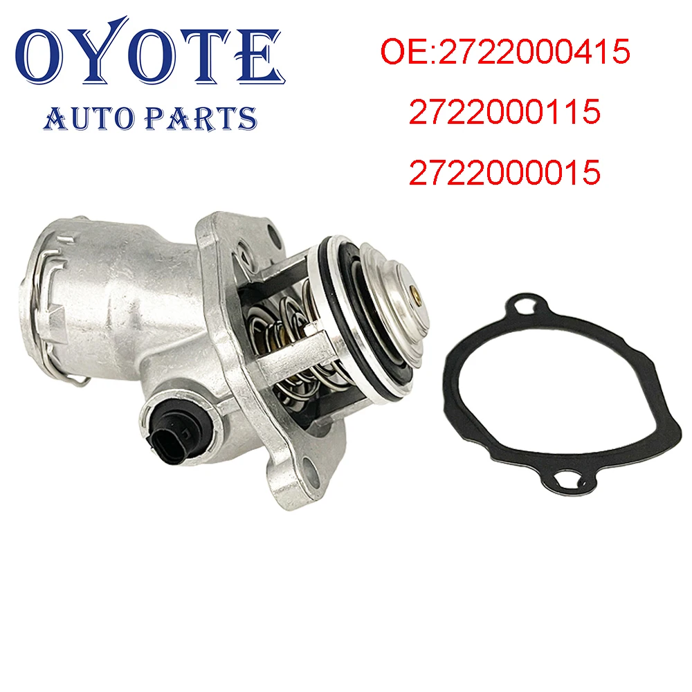 OYOTE 2722000415 Car Engine Coolant Thermostat Assembly For Mercedes ML350 C300 C350 E350 R350 C280 2722000115 2722000015