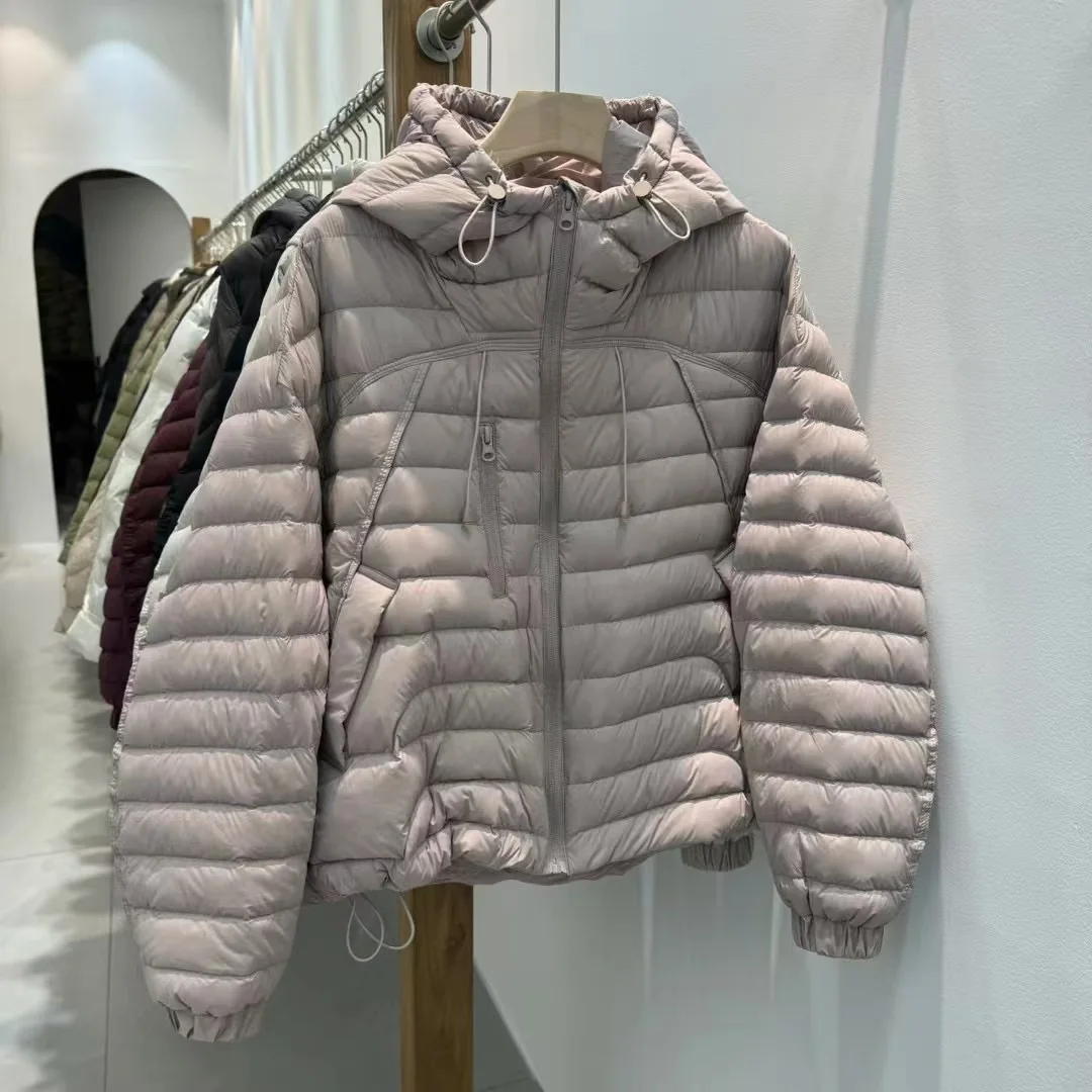 خفيفة الوزن ort Puffer Jaet المرأة مقنعين أسفل معطف 2025 شتاء جديد وصول Tagkita الأبيض دو ريشة ملابس خارجية غير رسمية #5
