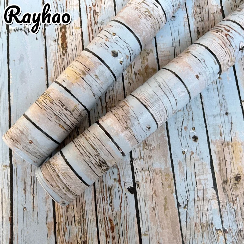 

Самоклеящиеся обои под дерево в стиле ретро, водонепроницаемые, устойчивые к пятнам, настенное покрытие, восстановленные матовые наклейки на стену для гостиной