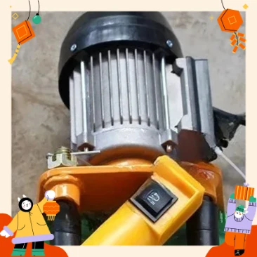 1 Ton Miniature Electric Hoist Sports Car Four Wheels Crane Factories Pier Warehouse Lifting Equipment Manual I-Beam Power Tools