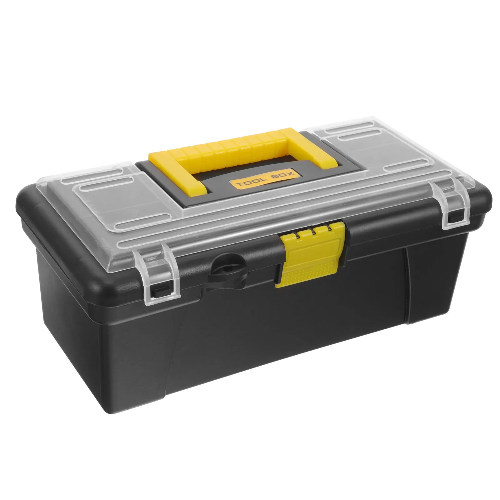 工具箱オーガナイザー プラスチック製工具収納ボックス メカニック用ハンドツール 電動工具 車載工具箱 コンテナ