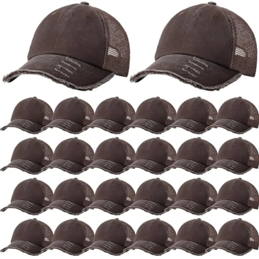 

Trucker hat for sublimation embroidery, polyester mesh, black, vintage adjustable unisex design for men and women