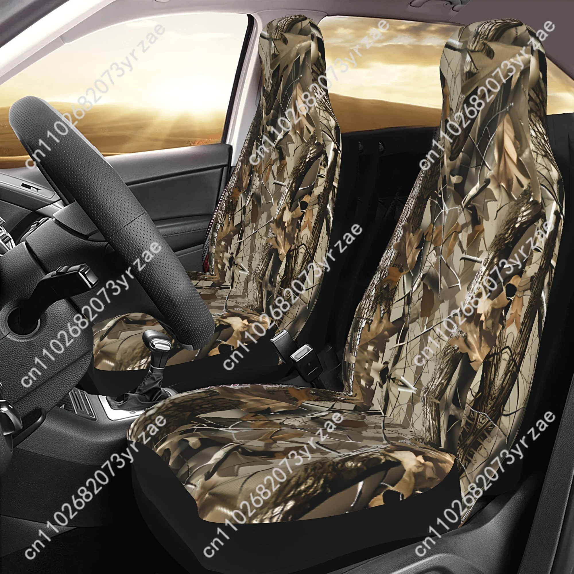 

Hunting Camouflage Car Seat Covers Universal Environmentally Friendly Interior Decorations Comfortable Breathable Seat Covers