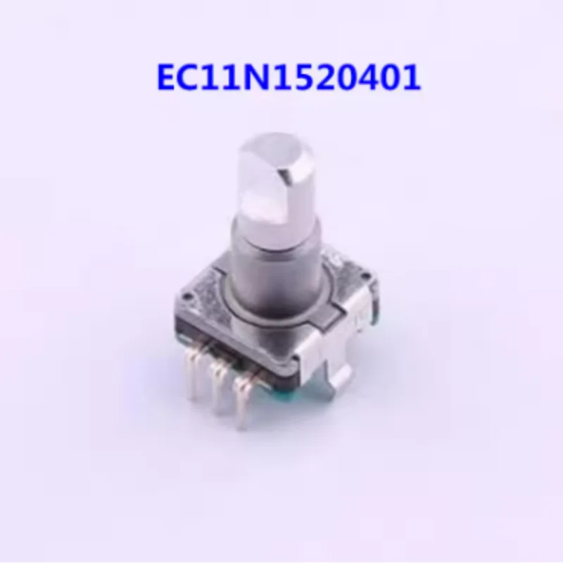 5PCS EC11N1520401 Original Rotary Encoder 15mm Metal Shaft 15 Pulse 30 Detent Vertical Incremental Encoder Switch