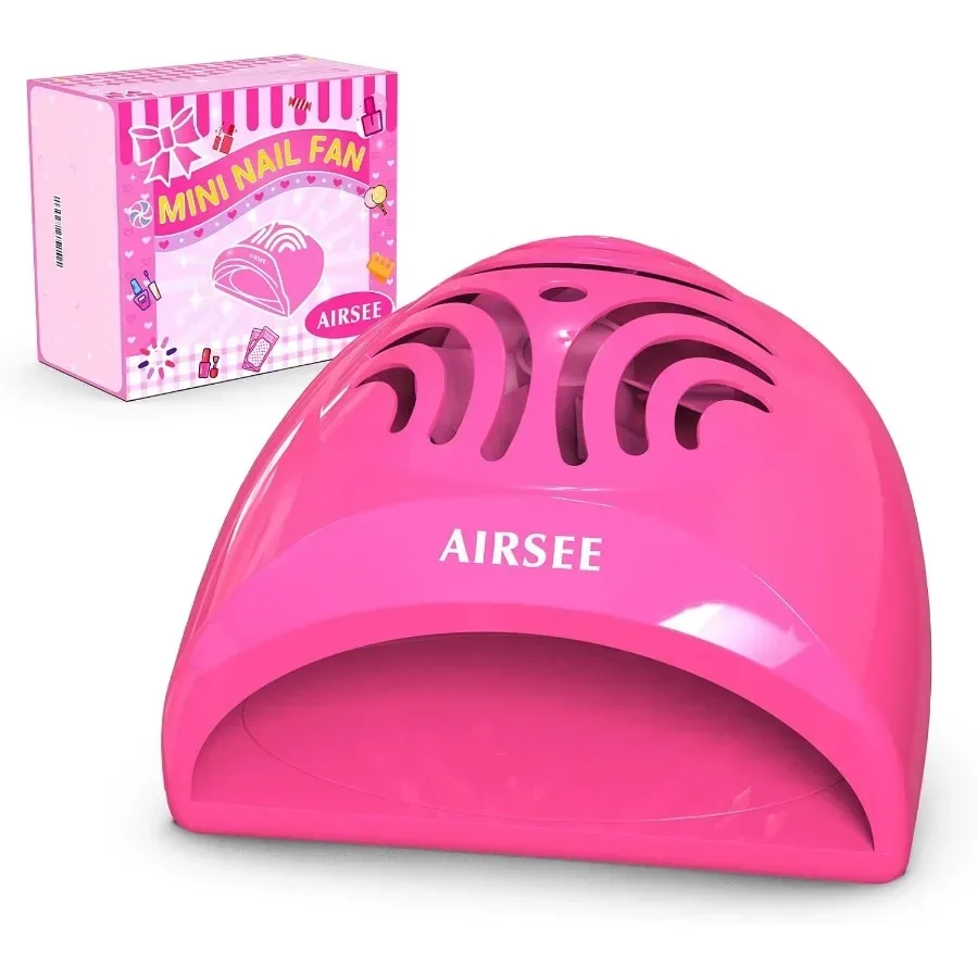 

Portable Mini Nail Dryer for and Teens BatteryPowered Nail Fan with Two Stickers Included Ideal for DIY Nail Art Birthday and C
