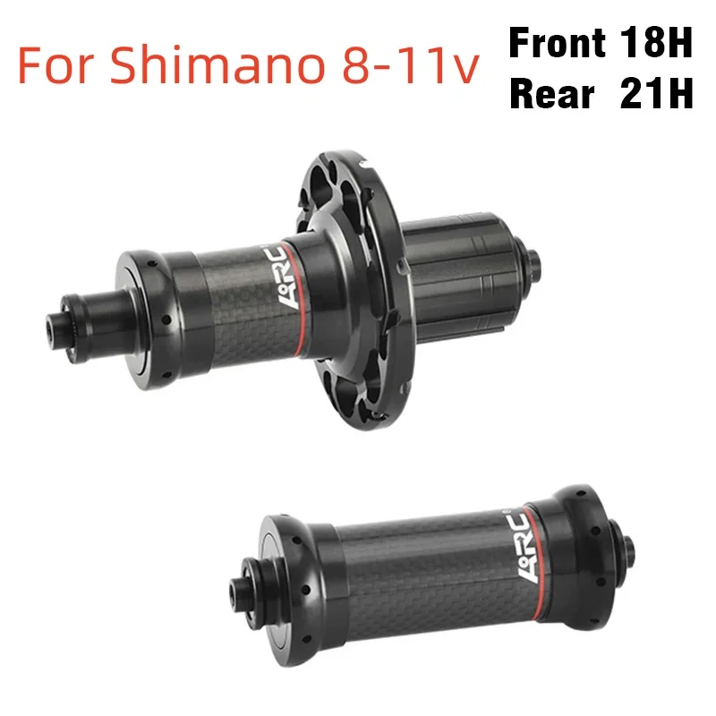 ARC Carbon Rennradnabe Vorne 18 Löcher 100mm Hinten 21 Löcher 130mm Straight Pull Fahrradnabe 6 Sperrklinken 72 Klicks Fahrradnabe G3 Wheel Weave – Detail 1
