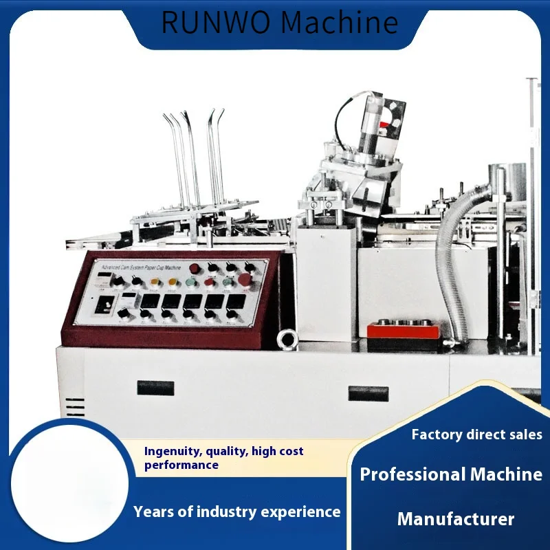 Fully Automatic Ten Mold Machine Disposable Office Paper Cup Forming Machine Paper Cup Production Line