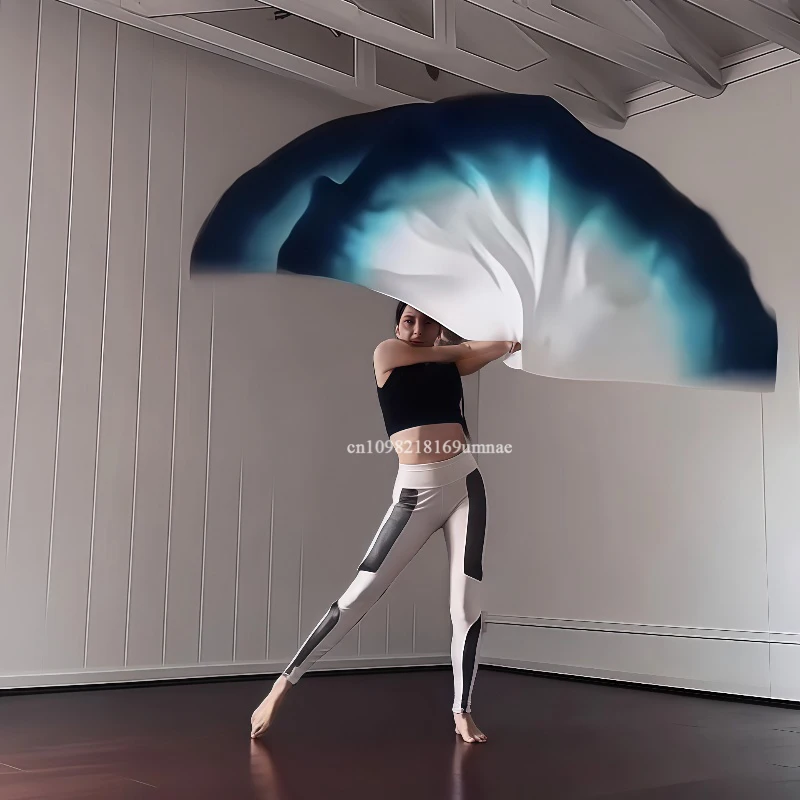 Nowe rekwizyty do tańca kościelnego, gradientowa flaga Tencel Praise, flaga do występów, chusta na ręce na ceremonii otwarcia zawodów sportowych, 1 para