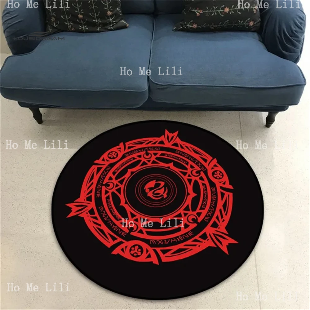 Silent Hill Hellsing Design Non-Slip Area Rug Carpet Living Room Bedroom Doormat Office Circle Mat
