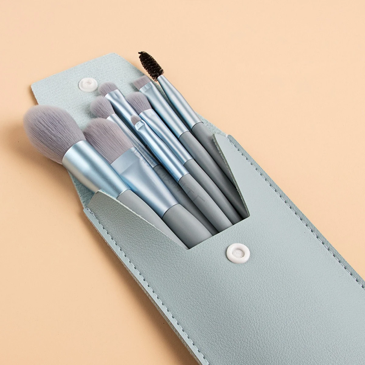 8pcs Makeup Brush Set Macaron Brush Portable Concealer Makeup Brush Cross Border Makeup Tool Powder Blusher Brush