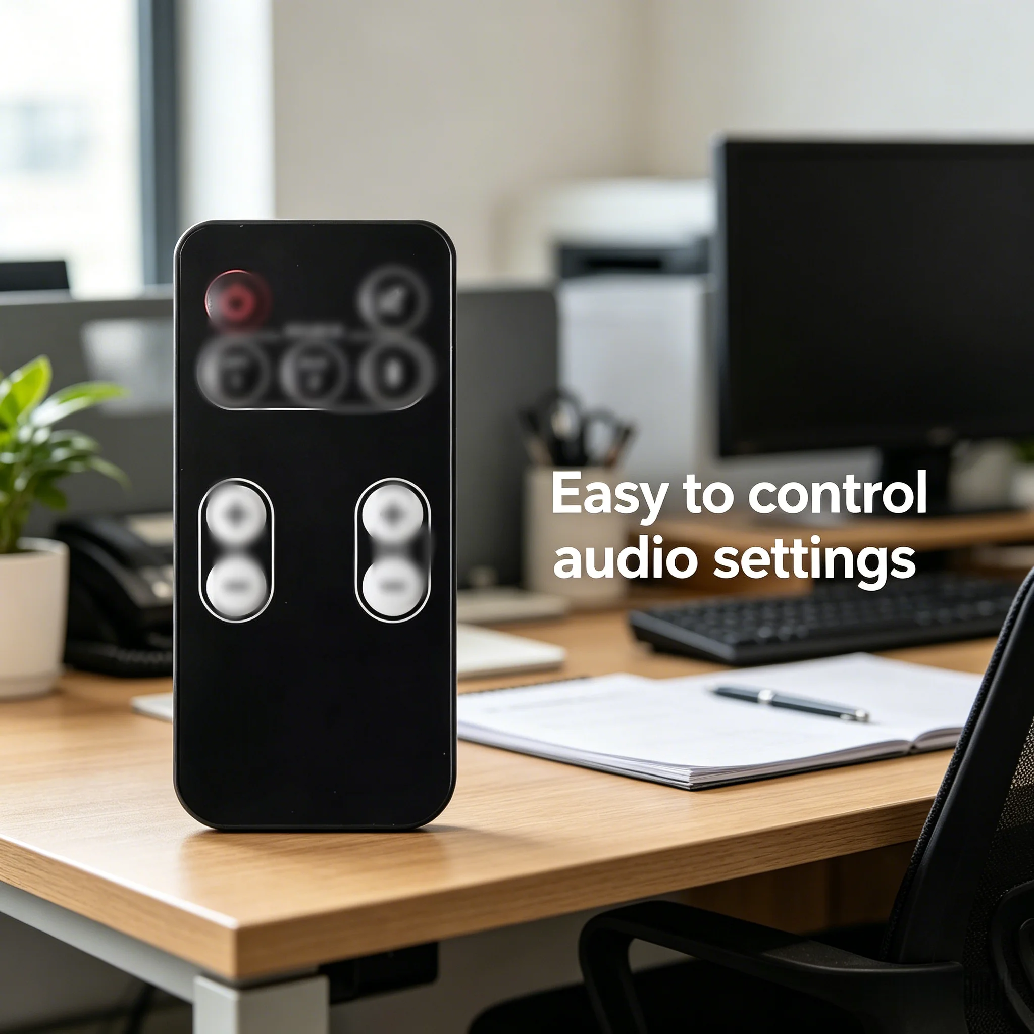 Receptor IR Inalámbrico Premium con Control Remoto, Compatible con la Barra de Sonido Polk Audio FR1 Negra, Repuesto para Sistema de Audio de Cine en Casa