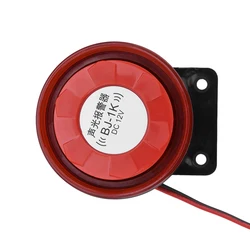 Mini Sound Alarm Siren Horn for Alarm System 12 24V 220V Buzzer High Decibel Sound and Light Alarm Anti-theft Horn Electronic