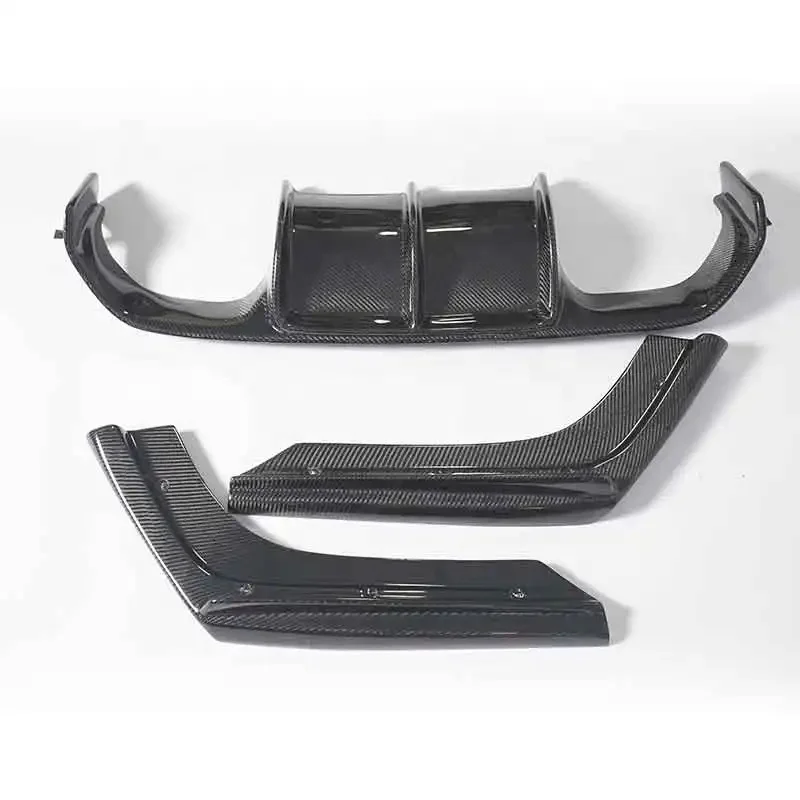 

Hot-sale Car Accessories F80 F82 V Style Carbon Fiber Rear Diffuser Body Kit for BMWS M3 M4 Rear Bumper Lip 2015-2019