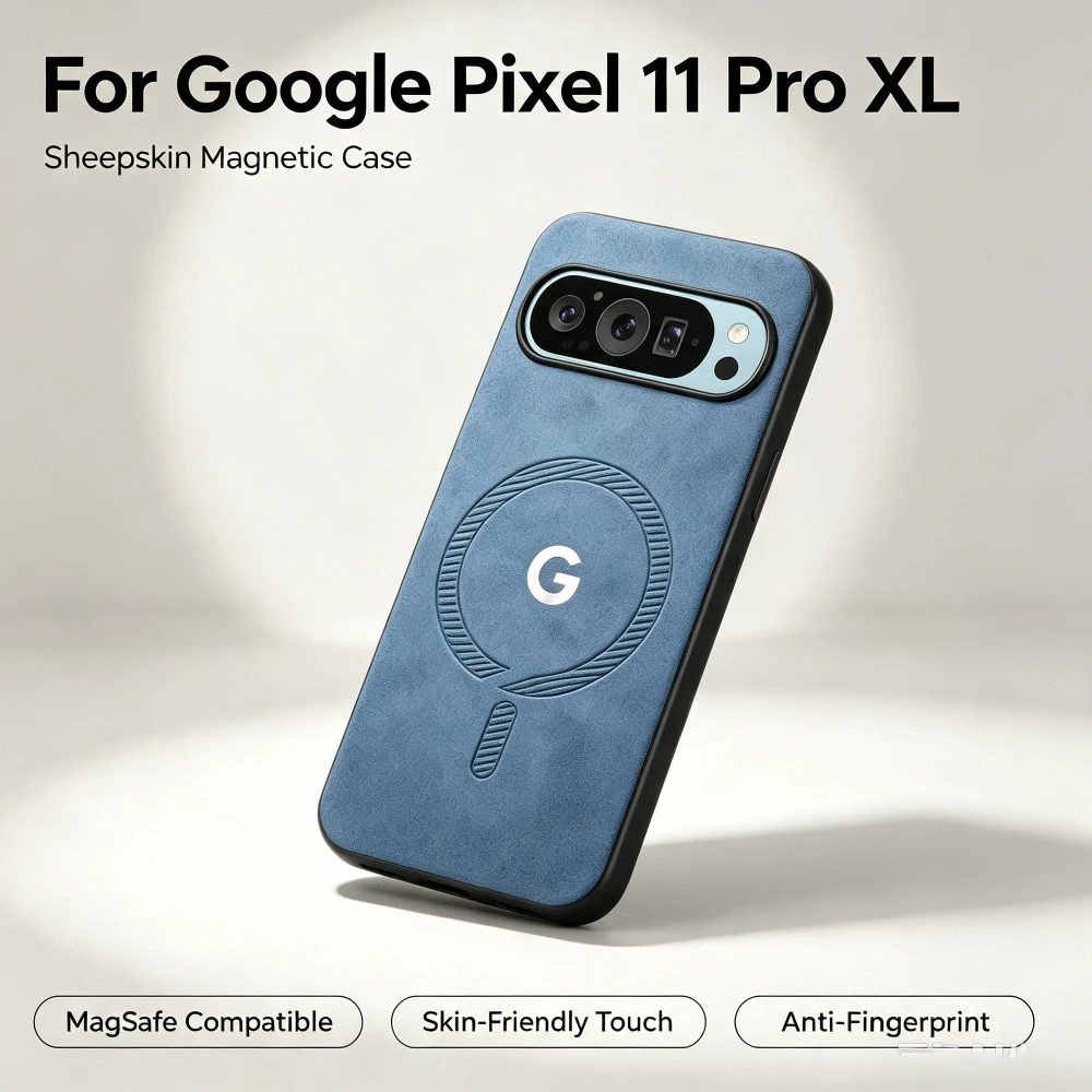 高級感のあるビジネススキンフィールPUレザー製Magsafe - Google Pixel 8A のレビューと価格