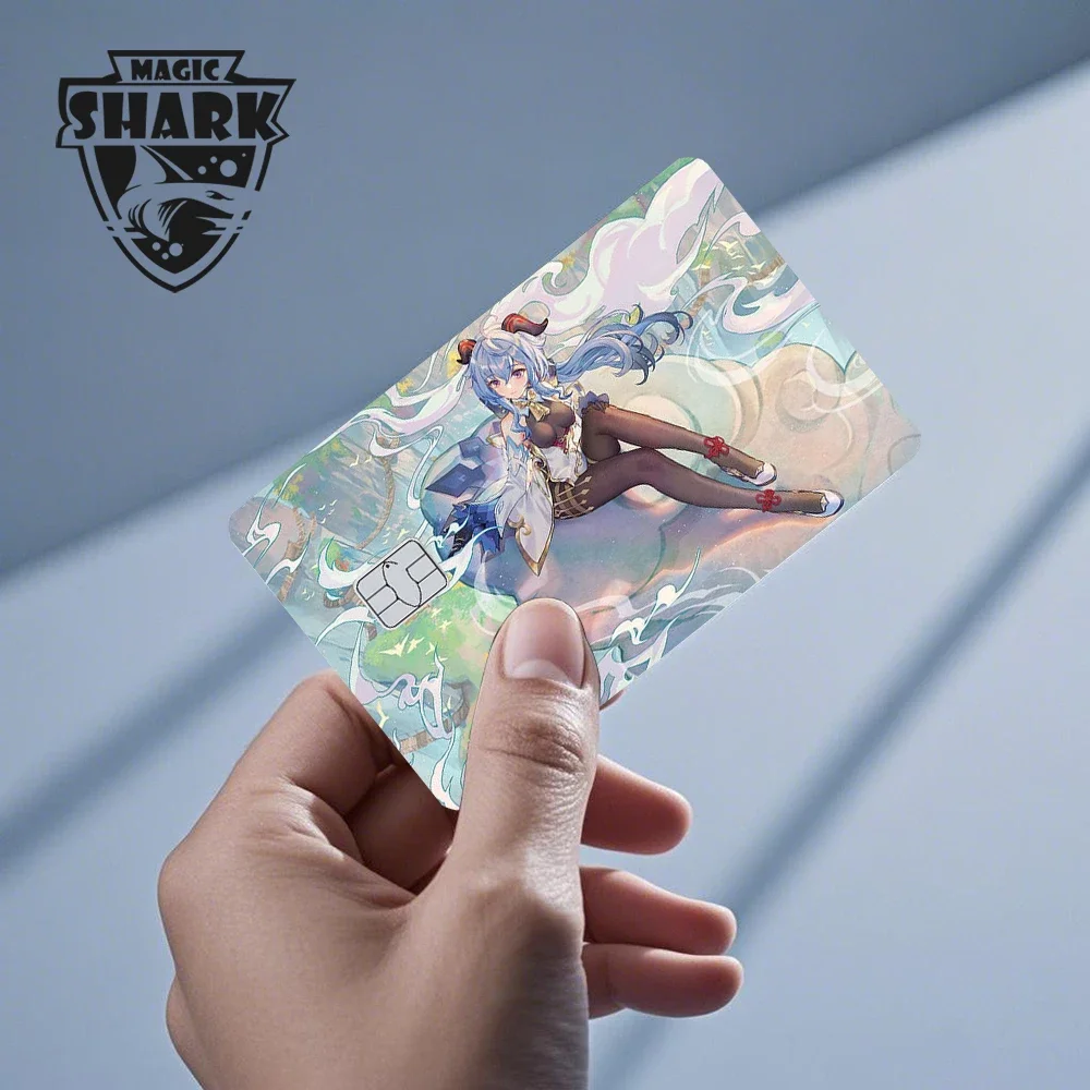 Magic Shark Cartoon Kaninchen Krieger Blume Anime Schokolade PVC Aufkleber Film Haut Abdeckung für Debit Kreditkarte – Detail 10