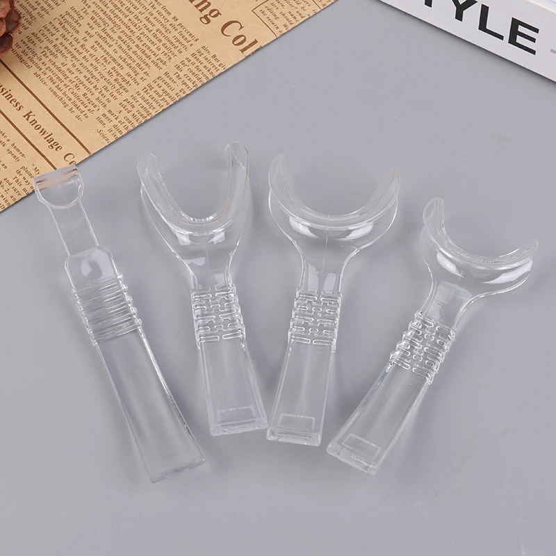 Transparent Oral Lip Retractor Dental Mouth Opener Side Hook Expander Lip Press Plate Orthodontic Photography Props Dentist Tool