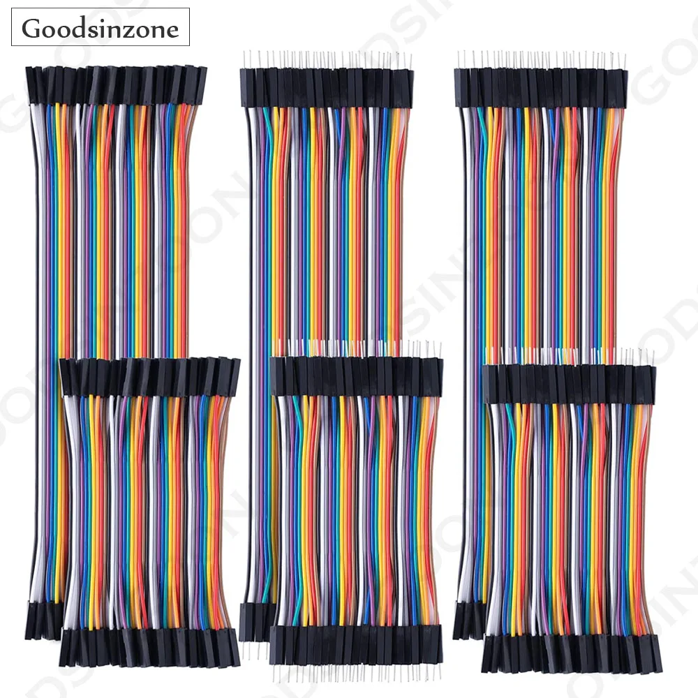 

240pcs 10cm+20cm 40Pin Breadboard Jumper Wires Cable Kit, Male to Female, Female to Male, for Arduino | Raspberry Pi 5 4
