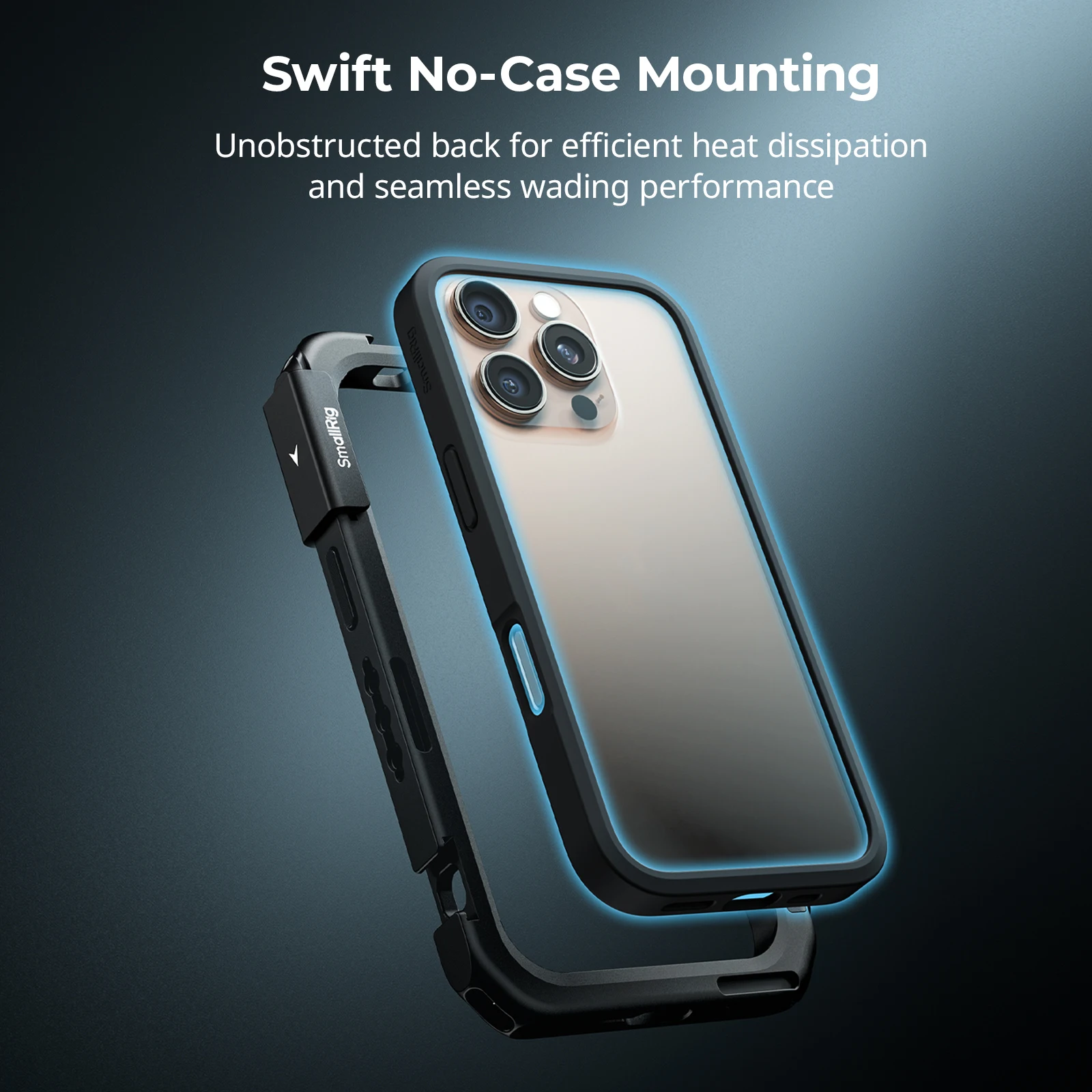 SmallRig Mobile Video Cage for iPhone 16 Pro for iPhone 16 Pro Max for Take Video, Shooting Can Quick Release Handles Tripods