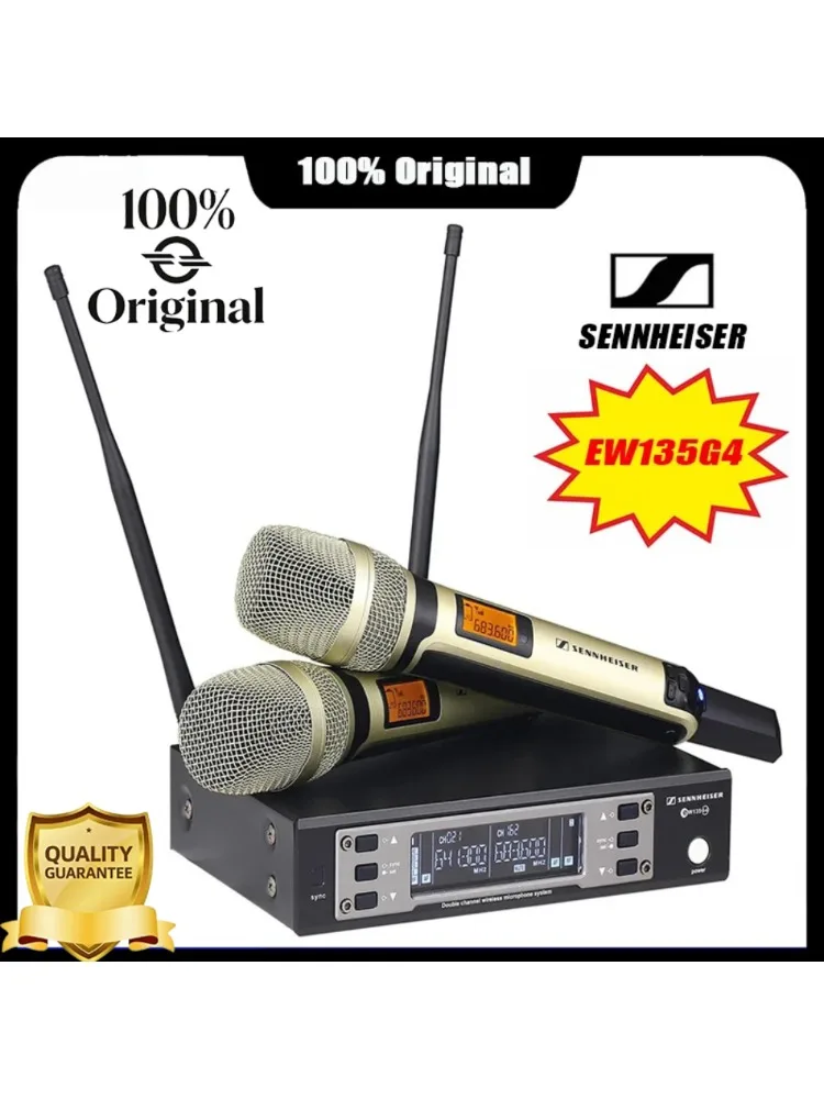 Sennheiser EW135G4 Eén-op-twee draadloze microfoon UHF Lange afstand Professioneel handheld microfoonsysteem Live podium zang - afbeelding 2