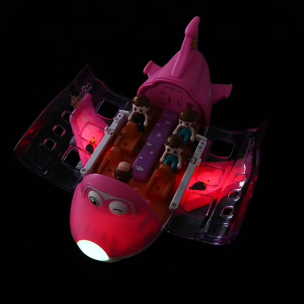 

Игрушки-самолеты Электрические светодиодные фонари Музыкальные игрушки-самолеты Пластиковые синие/розовые светодиодные модели самолета Светодиодные фонари Музыкальный самолет