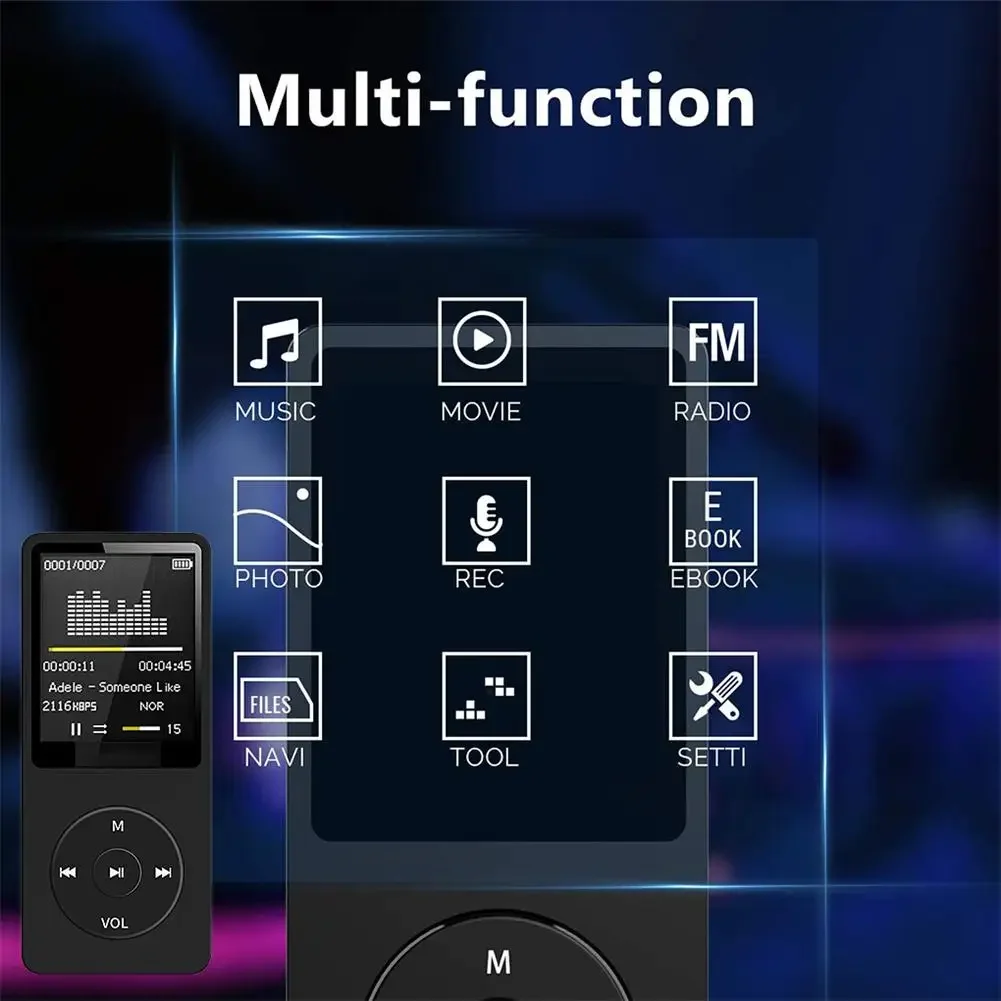 مشغل موسيقى MP3 بدون فقدان من شاومى ، محمول ، راديو FM ، خارجي ، نحيف للغاية ، MP4 ، رياضي ، جهاز استماع ، مسجل ، صورة ، Viewe