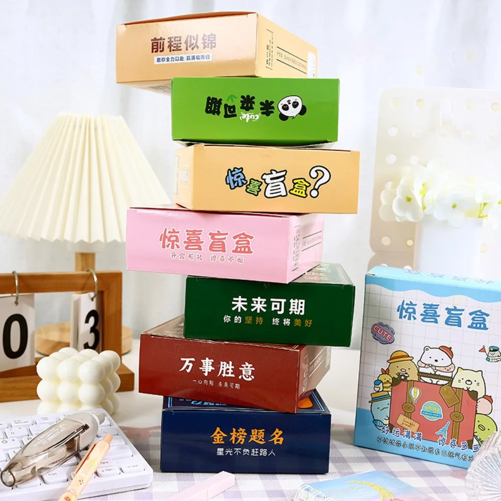 Creative Cartoon Stationery Set Eraser Pencil Stationery Blind Bag Sharpener Birthday Gifts Student Gift Pack School Supplies
