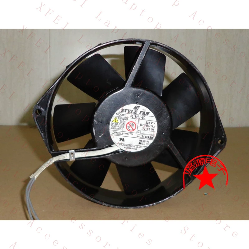 D  FOR ORIGIANL STYLE FAN US15D23-MG 230V 33/30W 172*150*38 metal fan good condition