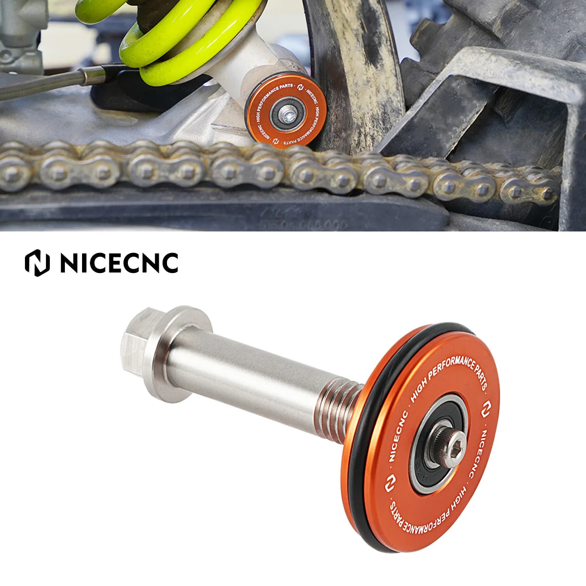 

NICECNC For KTM EXC 300 TPI 2017-2022 EXC 250 XCW TPI Six Days 150 250 300 EXCF 350 EXC 450 XCF-W PDS Swingarm Saver Protector