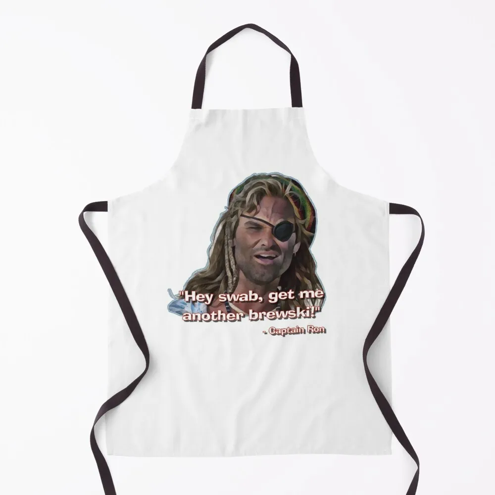 

CAPTAIN RON - Hey swab, get me another brewski! Apron cook wear Manicurists Apron