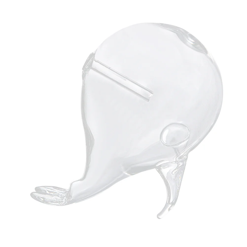 

Creative Whale Design Oil Lamp Sturdy Glass Desktop Oil Lamp Decor for Living Room Bedroom Study Decoration Use