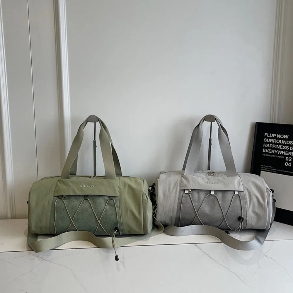 Borsa da viaggio in stile coreano alla moda Borsa da palestra separata asciutto e bagnato di grande capacità Borsone da trasporto impermeabile Yoga