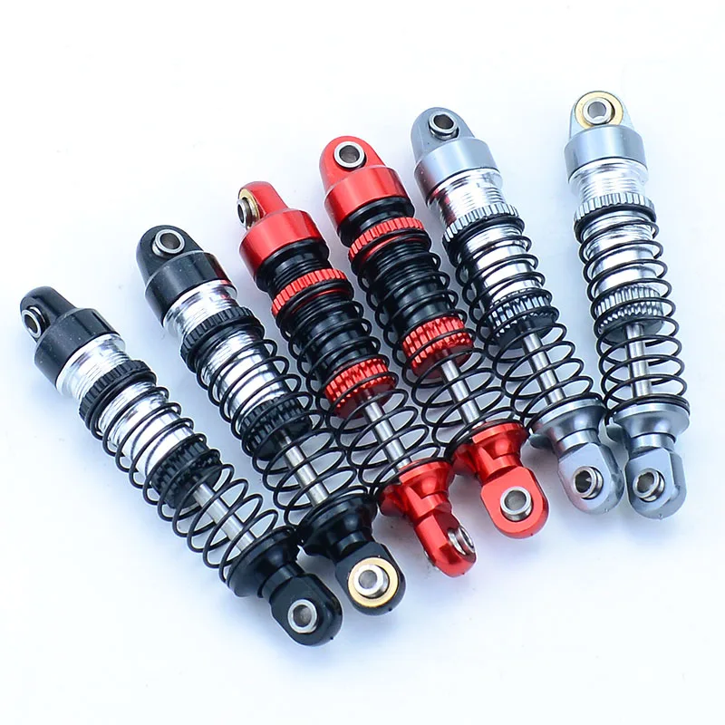 

4pcs TRX4M Metal Front and Rear Universal Shock Absorbers for 1/18 RC Crawler Car Traxxas TRX4-M Defender D90 D110 Bronco Parts