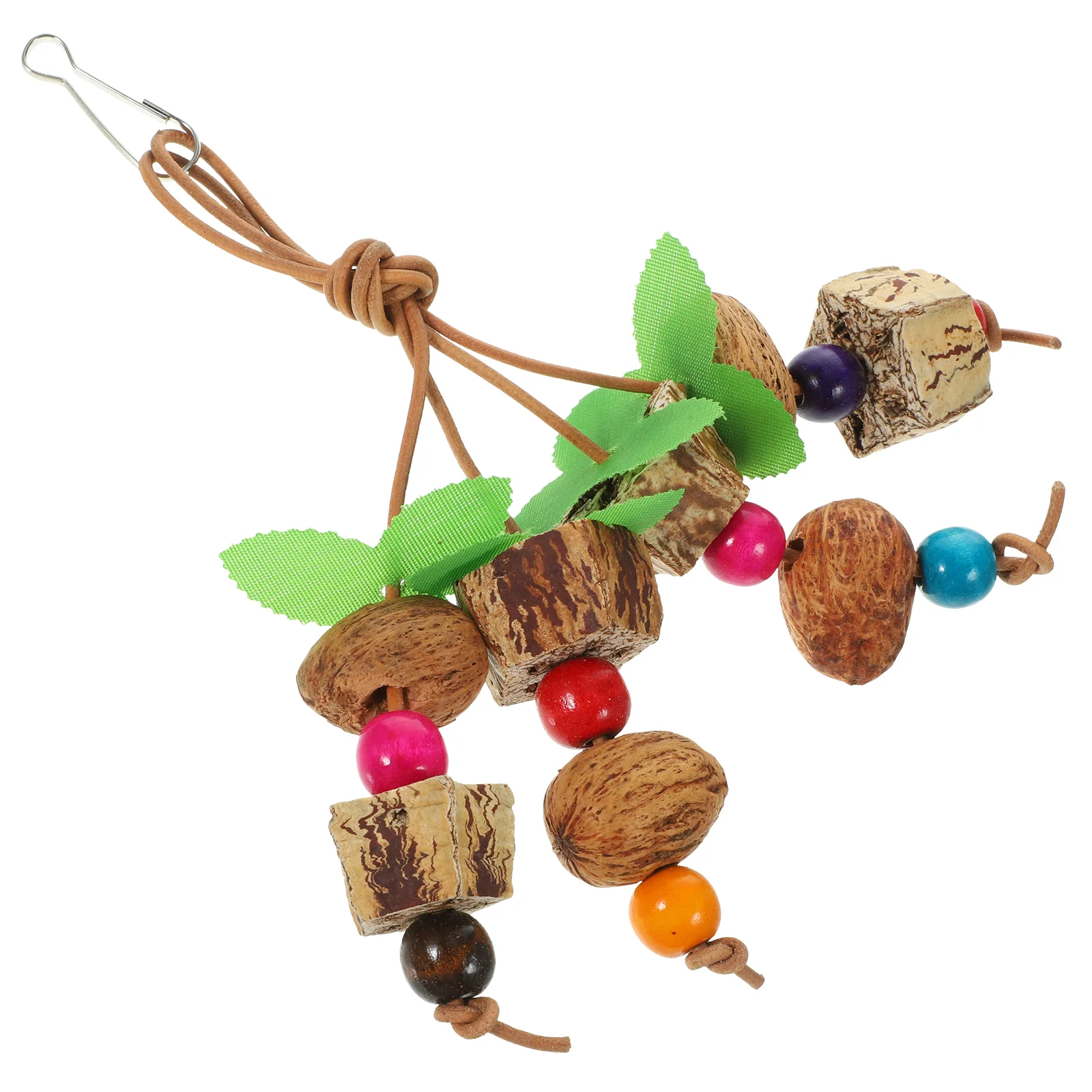 

Birds Parrot Chew Hanging Bite Plaything Chicken Conures Wooden Delicate