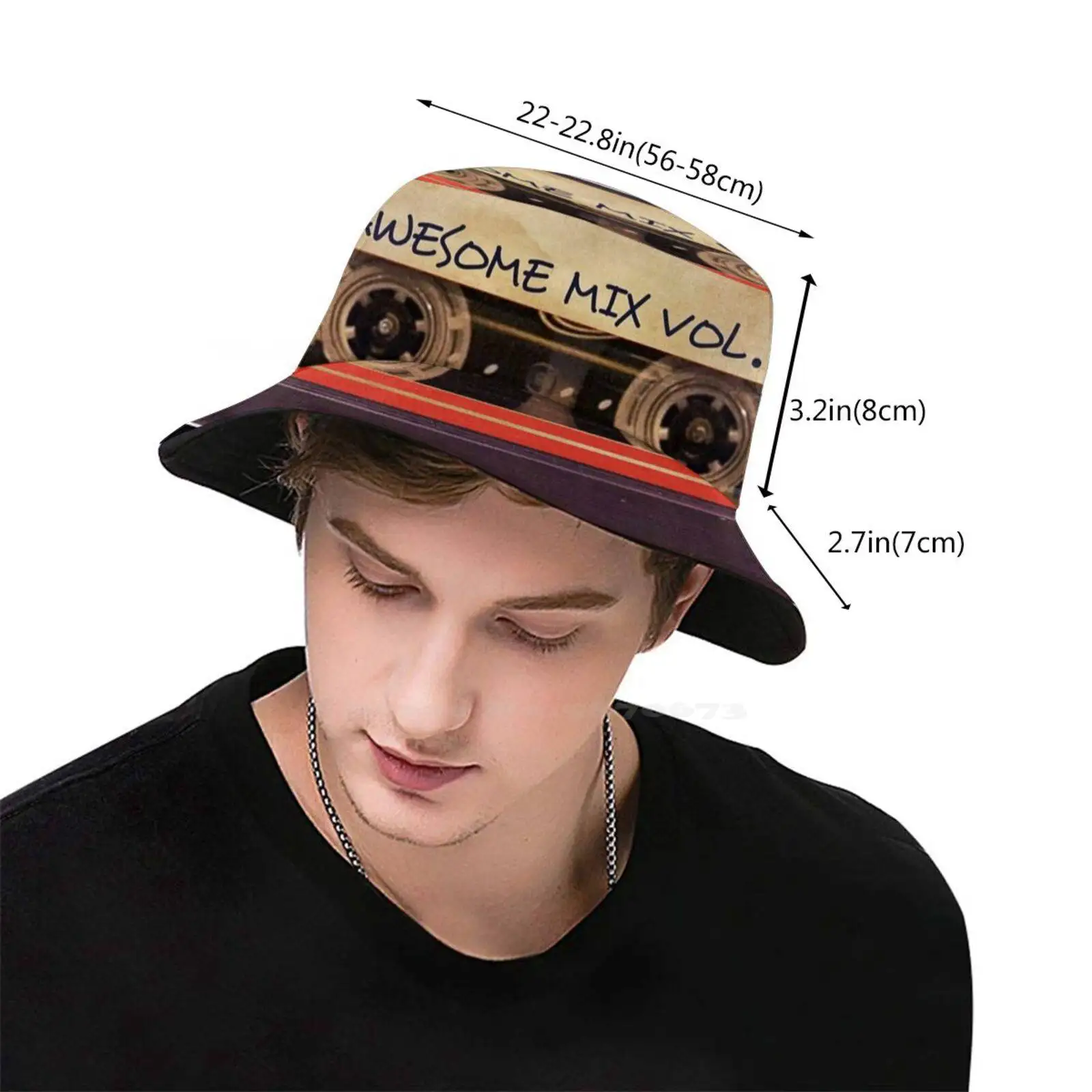 Awesome Mix Vol 1 Knitted Hat Warm Beanie Outdoor Caps Awesome Mix Vol 1 Logo Special Spectaculer image 4