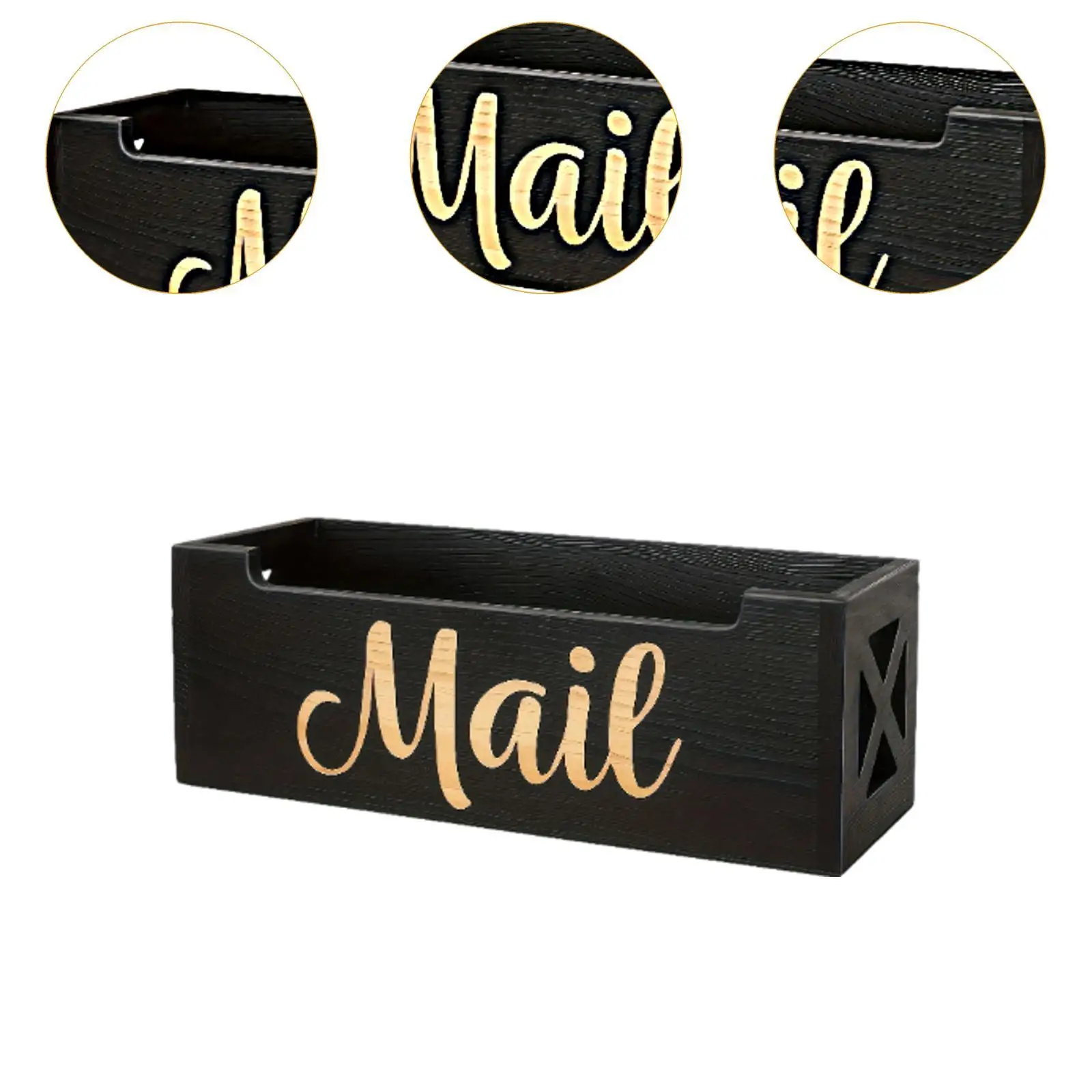 Органайзер для почты, многофункциональные канцелярские товары, деревянная подставка, легкая коробка для конвертов для дверного проема, прихожей, дома, гостиной, крыльца