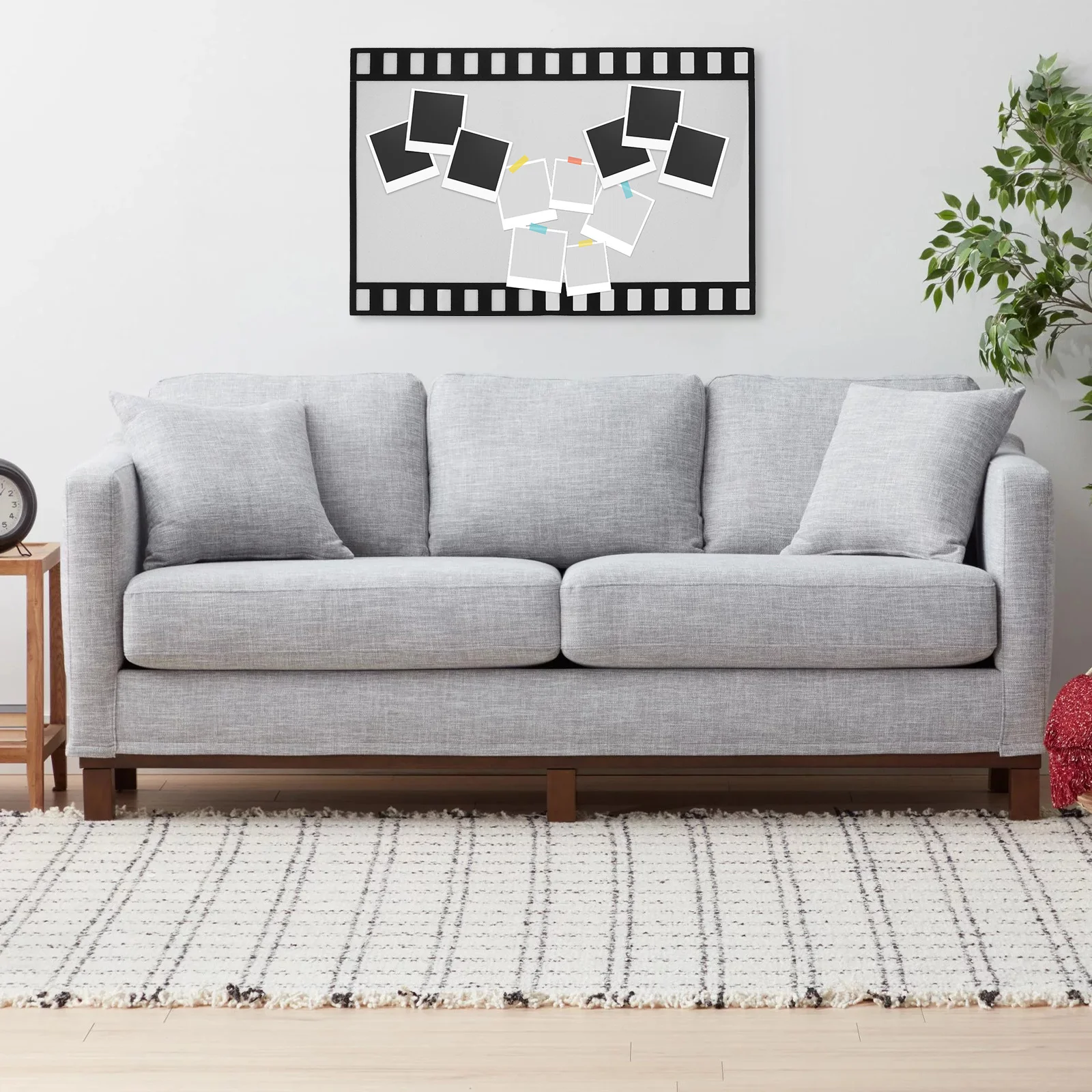 

Filmstrip Felt Bulletin Strip Vintage Felt Board For Pictures Wall Decor Memo Display Pad Home Office Classroom Decorative