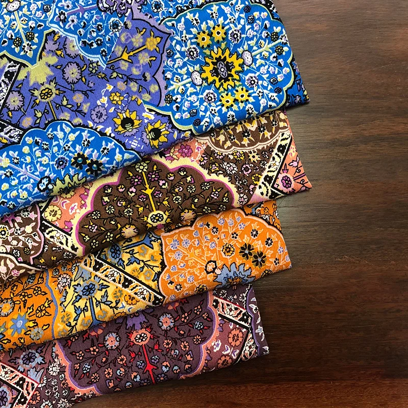 Rayon Fabric Small …