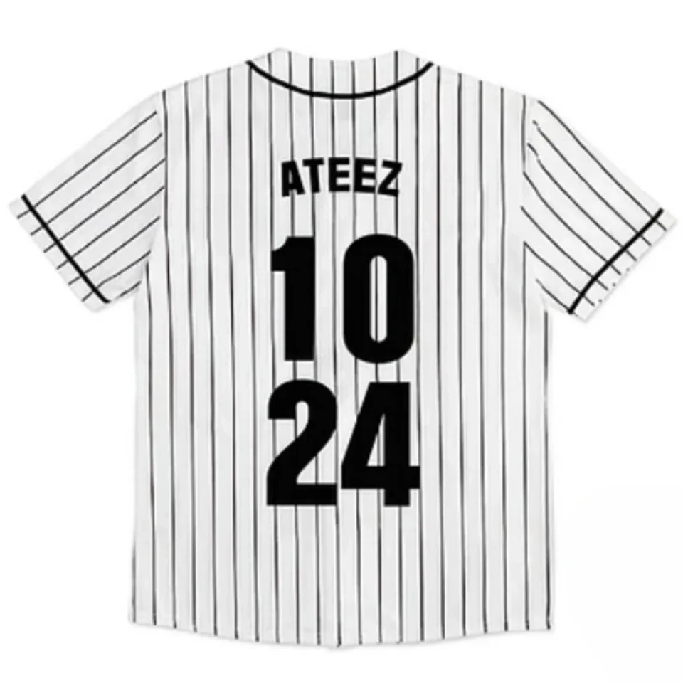 KPOP Ateez World Tour TOWARDS THE LIGHT Baseball T Shirt Hongjoong