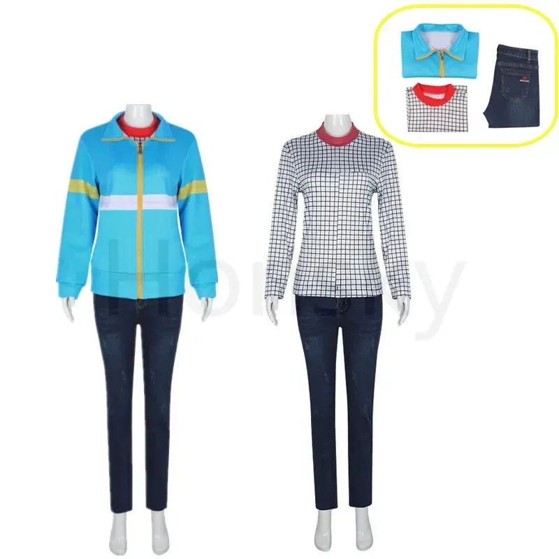 Movie Stranger Things Max Mayfield Cosplay Costume Sweatshirt Coat Shirt Pants Full Set Halloween Costumes For Women
