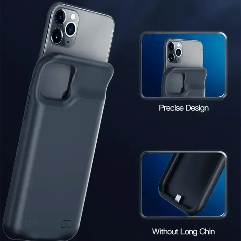 

Чехол для аккумулятора Iphone 13 Pro Max для Iphone 12 11 Pro Max Smart Power Bank, чехол для зарядного устройства для IPhone XS Max XR 7 8 Plus SE2 SE3